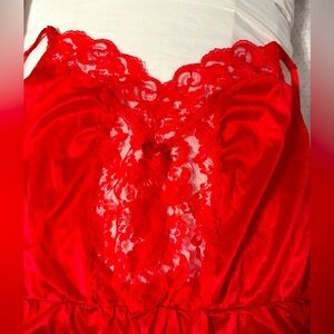 Women’s xxl red teddy